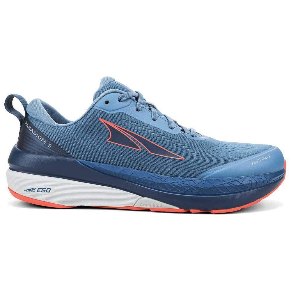 ALTRA WOMEN'S PARADIGM 5 ROAD RUNNING SHOE, BLUE/CORAL, 7